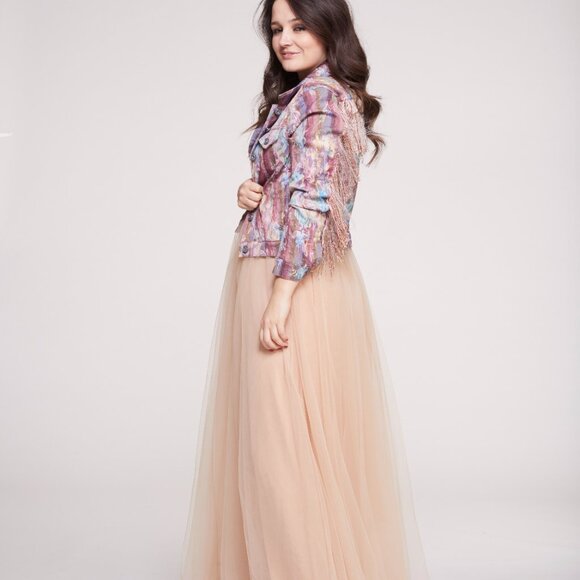 NWT The Gala Champagne Tutu tulle skirt- perfect for tall girls! - Picture 6 of 6